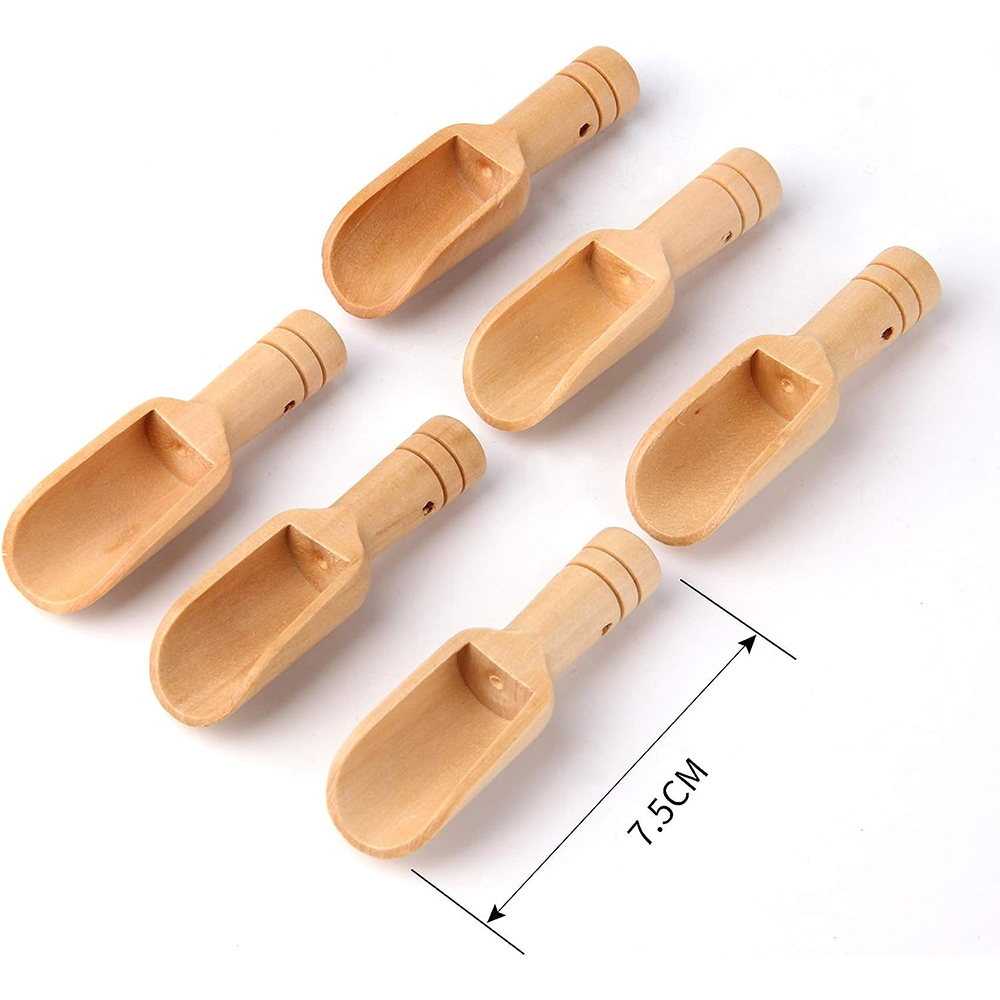 Bath Salts - 10/30/50/100pcs Coffee Mini Wooden Spoon Bath