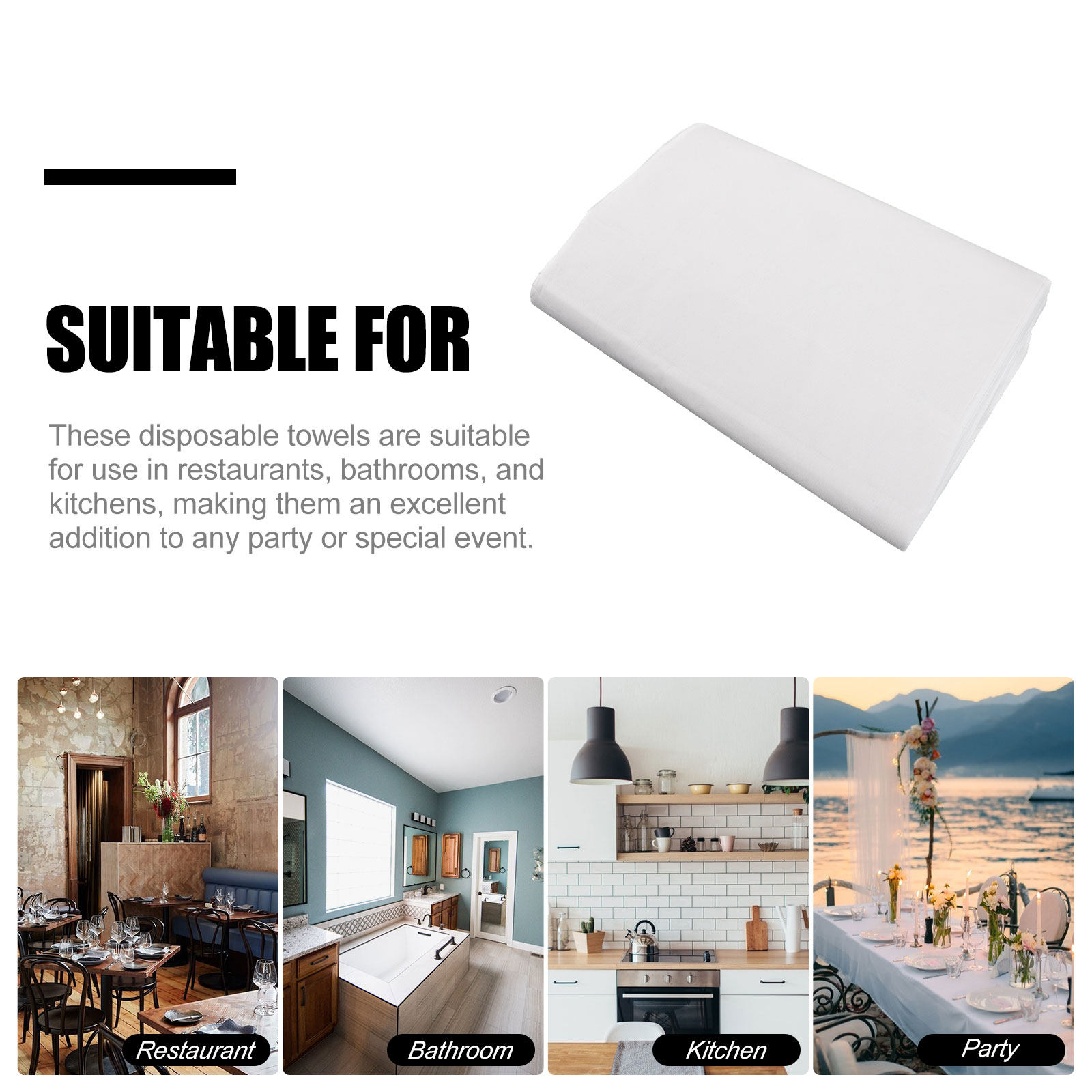 100Pcs Disposable Guest Towels - Spa Towel review and price
