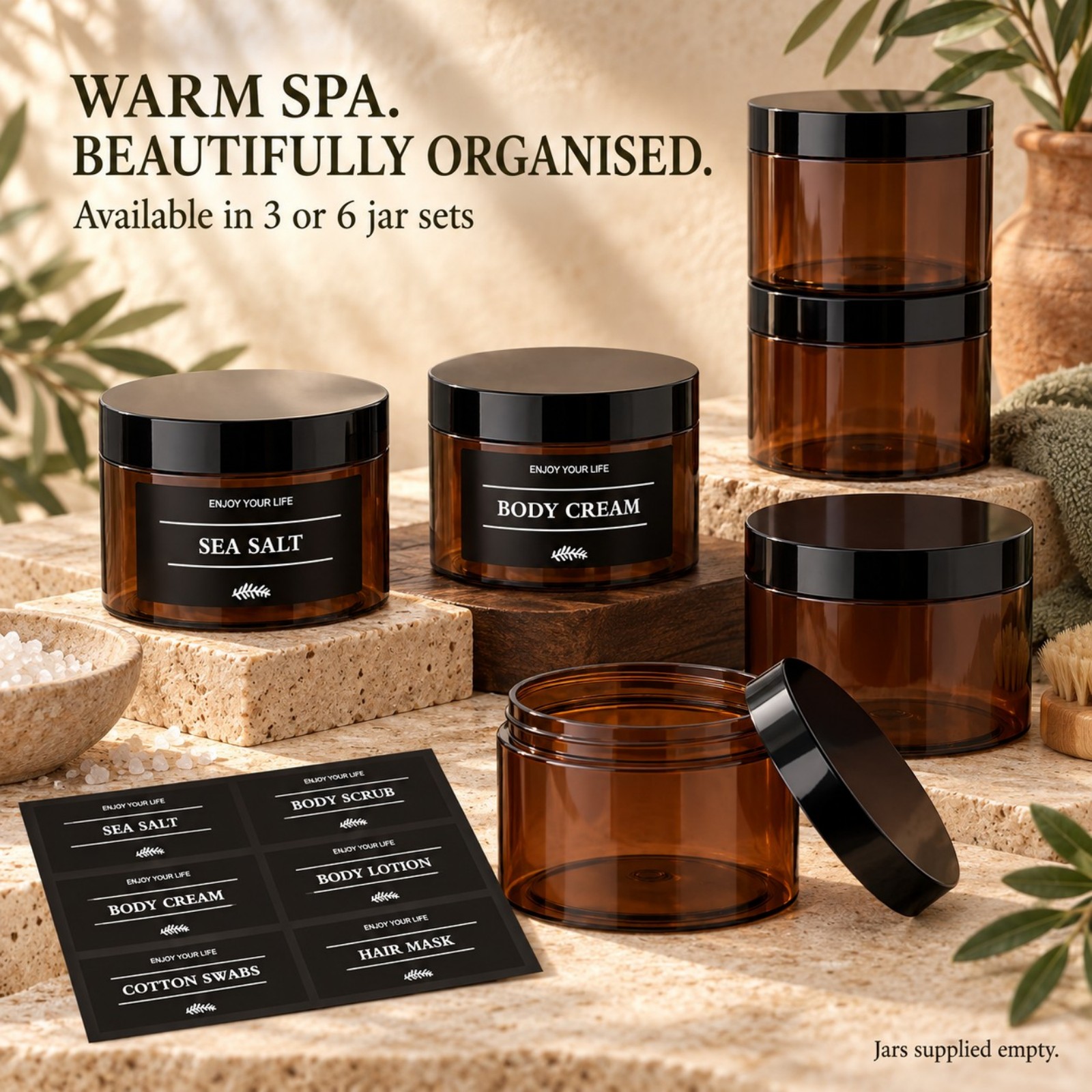 Bathroom Storage Jars with Lab - Bath Salts review and price