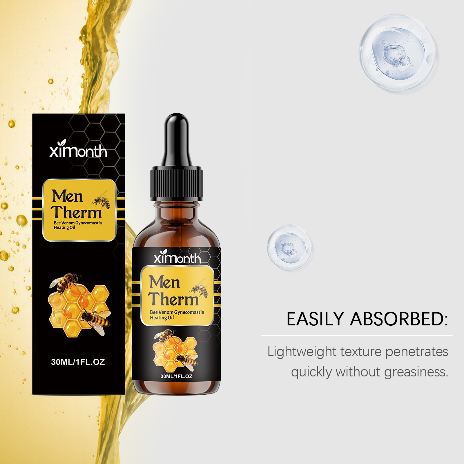30ml Men's Chest Shaping Serum - Body Oil review and price