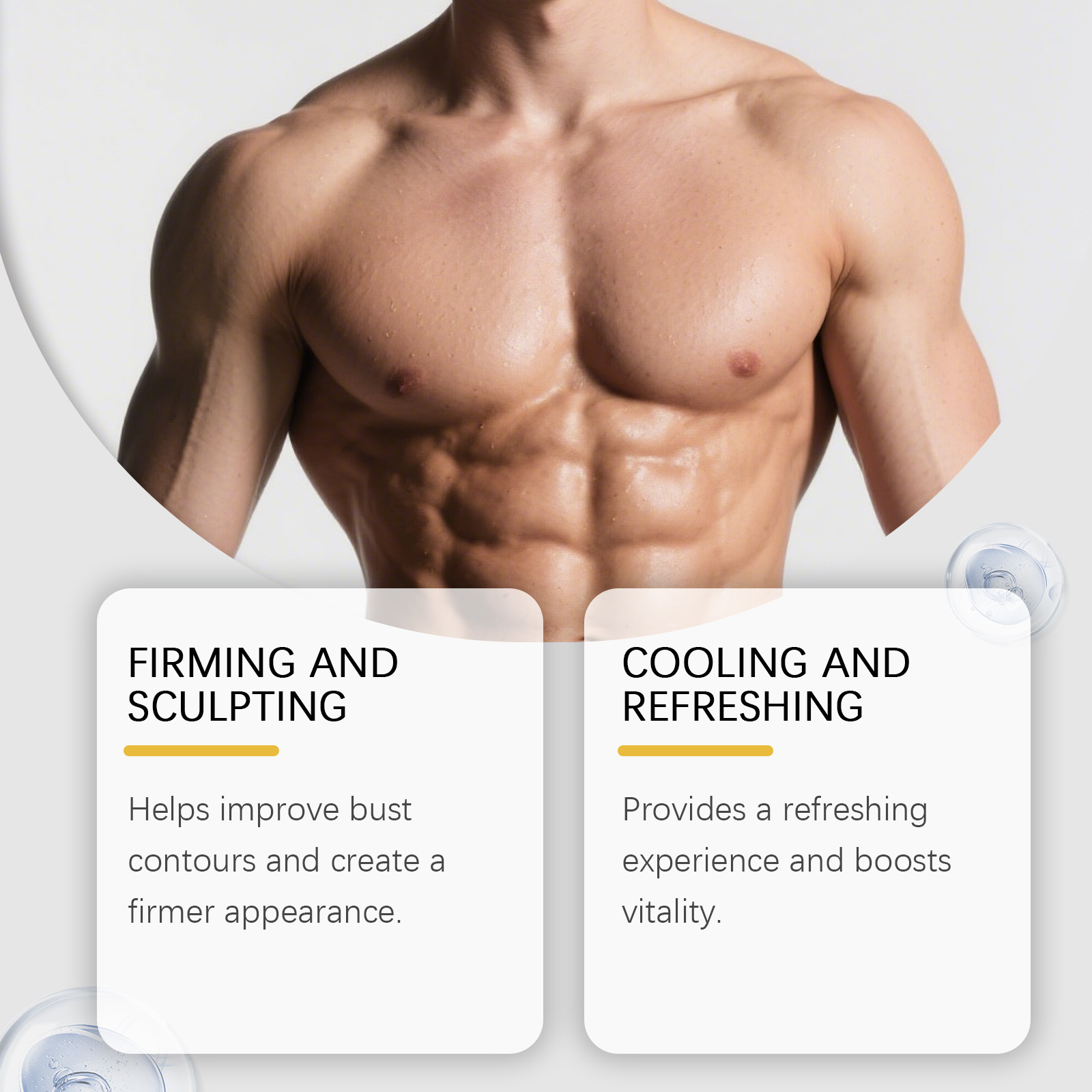 30ml Men's Chest Shaping Serum - Body Oil review and price