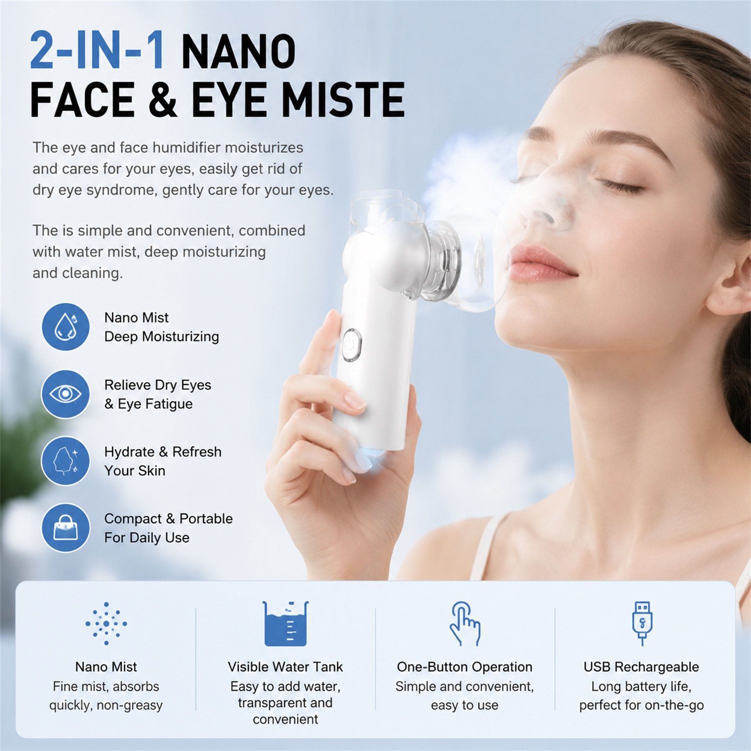 2-IN-1 Mesh Facial Steamer Bea - Face Steamer review and price