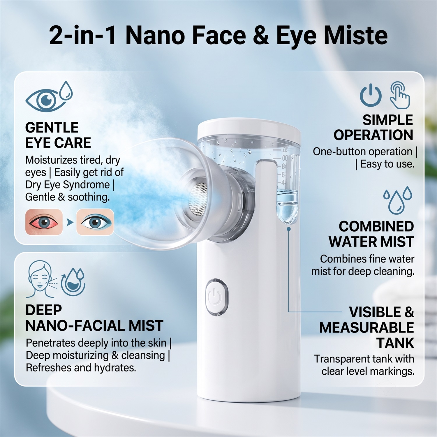 2-IN-1 Mesh Facial Steamer Bea - Face Steamer review and price