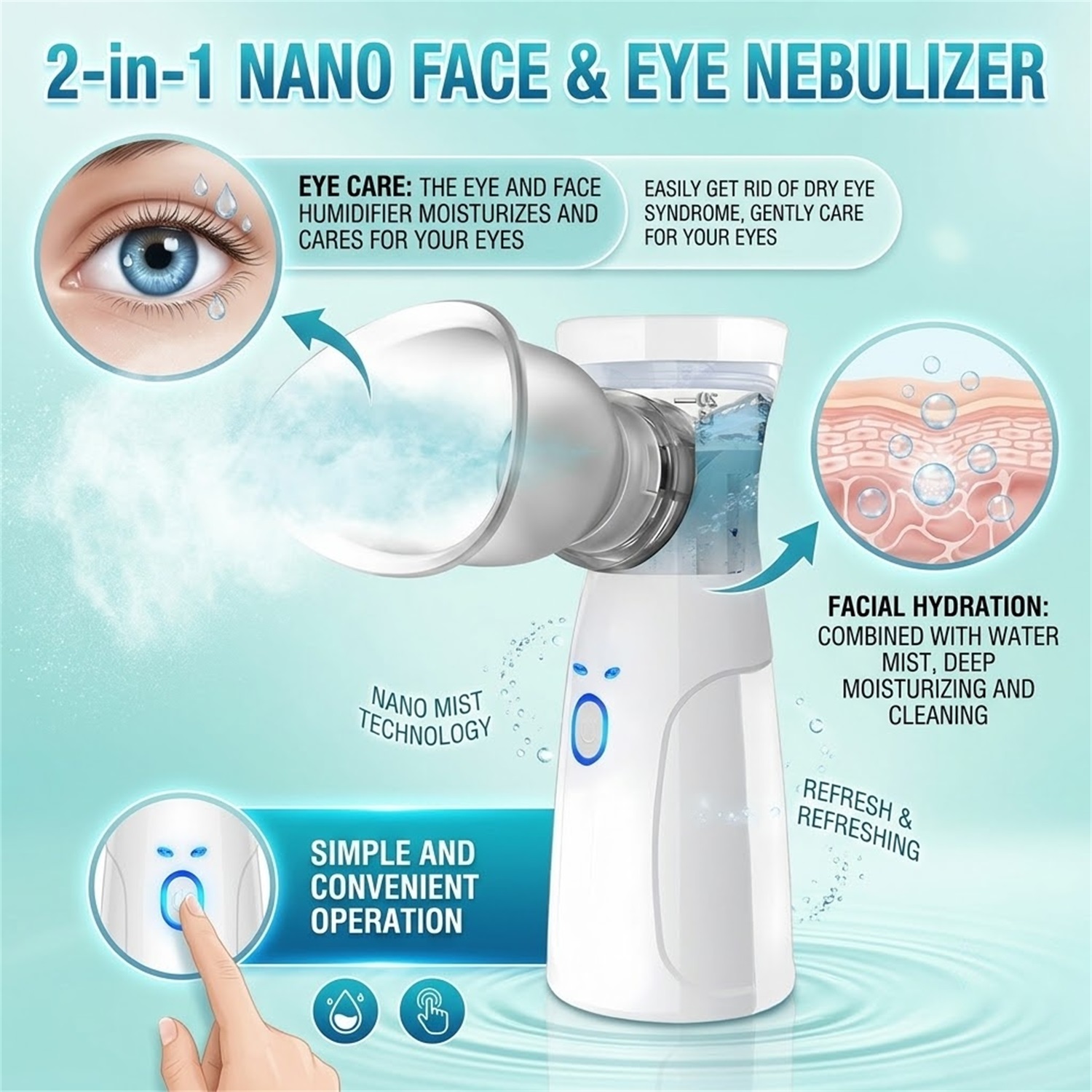 Handheld Facial Nano Mister Po - Face Steamer review and price